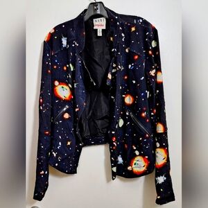NWOT ImpulseTimeless Couture Made For Fashion Week Colorful Constellation Jacket
